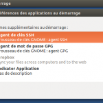 applications au demarrage Ubuntu