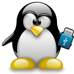 Linux logo USB