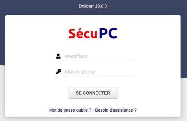 dolibarr login